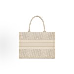 DIOR BookTote Oblique printed Tote bag, Tote shopping bag, medium-sized handbag, women\'s gold